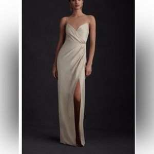 BHLDN Freya Satin Charmeuse Dress